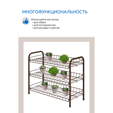 Этажерка стеллаж Nika kids для дома и офиса