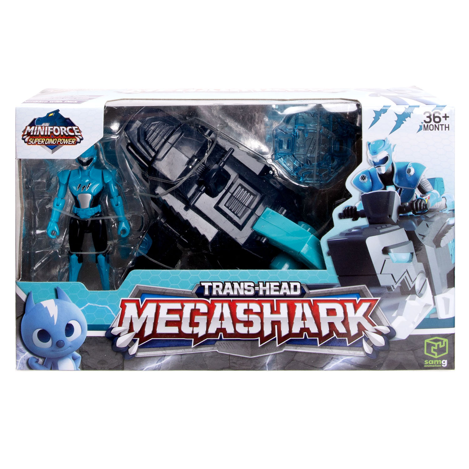Фигурка Miniforce Мегалодон - фото 12