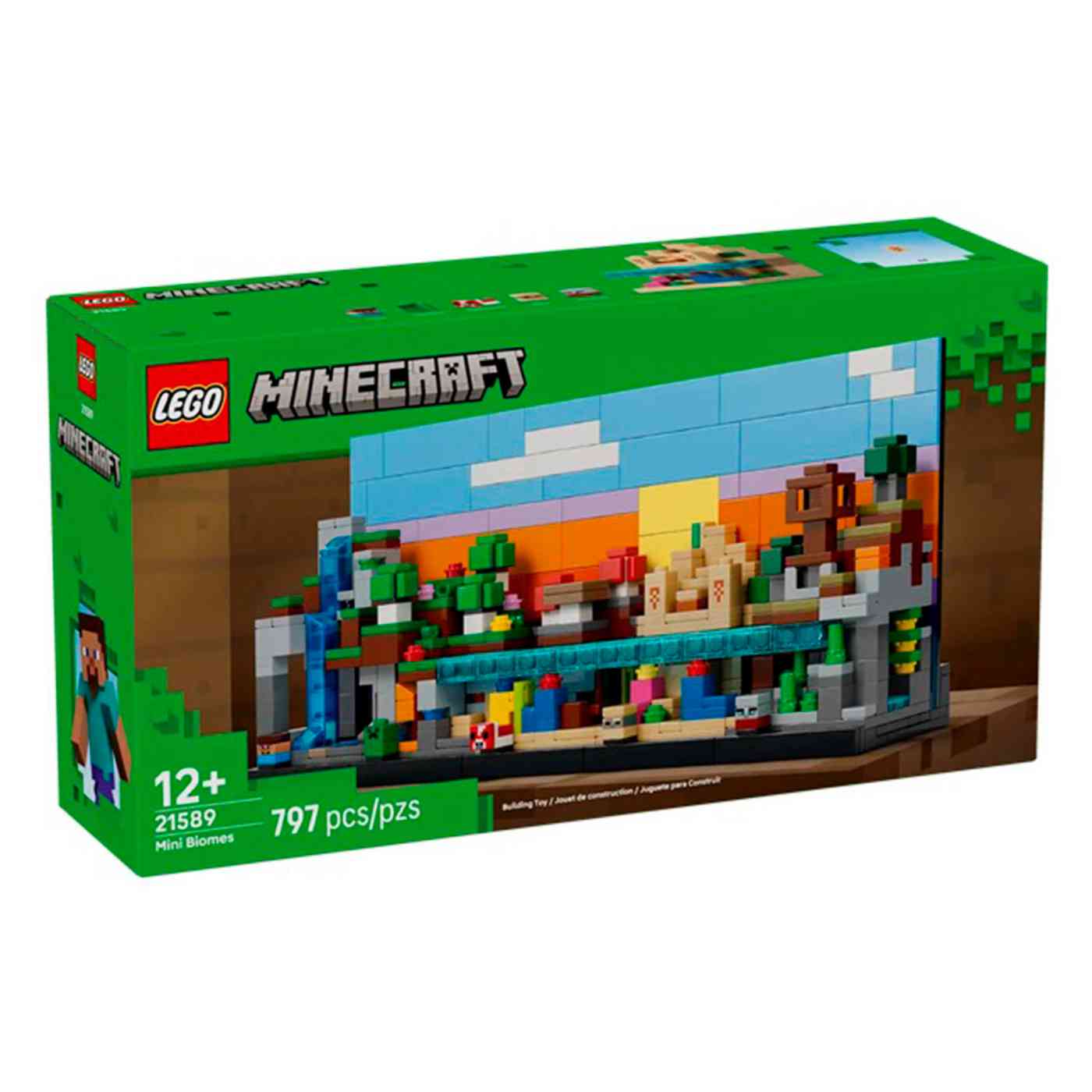 Конструктор LEGO Minecraft Мини-биомы 797 дет. - фото 9