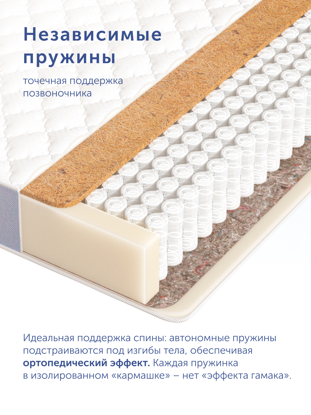 Матрас buyson BuyLuck 90х200 - фото 6