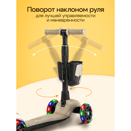 Самокат !Дерзкий трехколесный