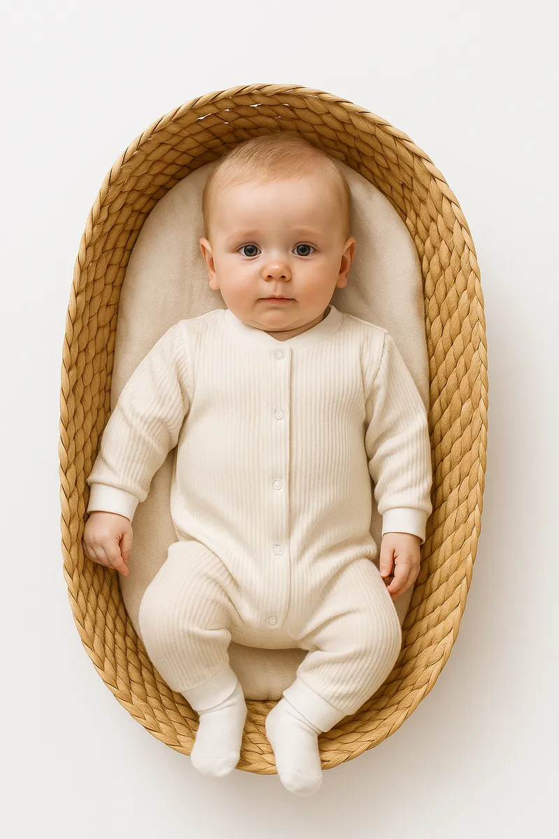 Изображение товара Детский трикотажный комбинезон Эскимо для новорожденных 68 размера