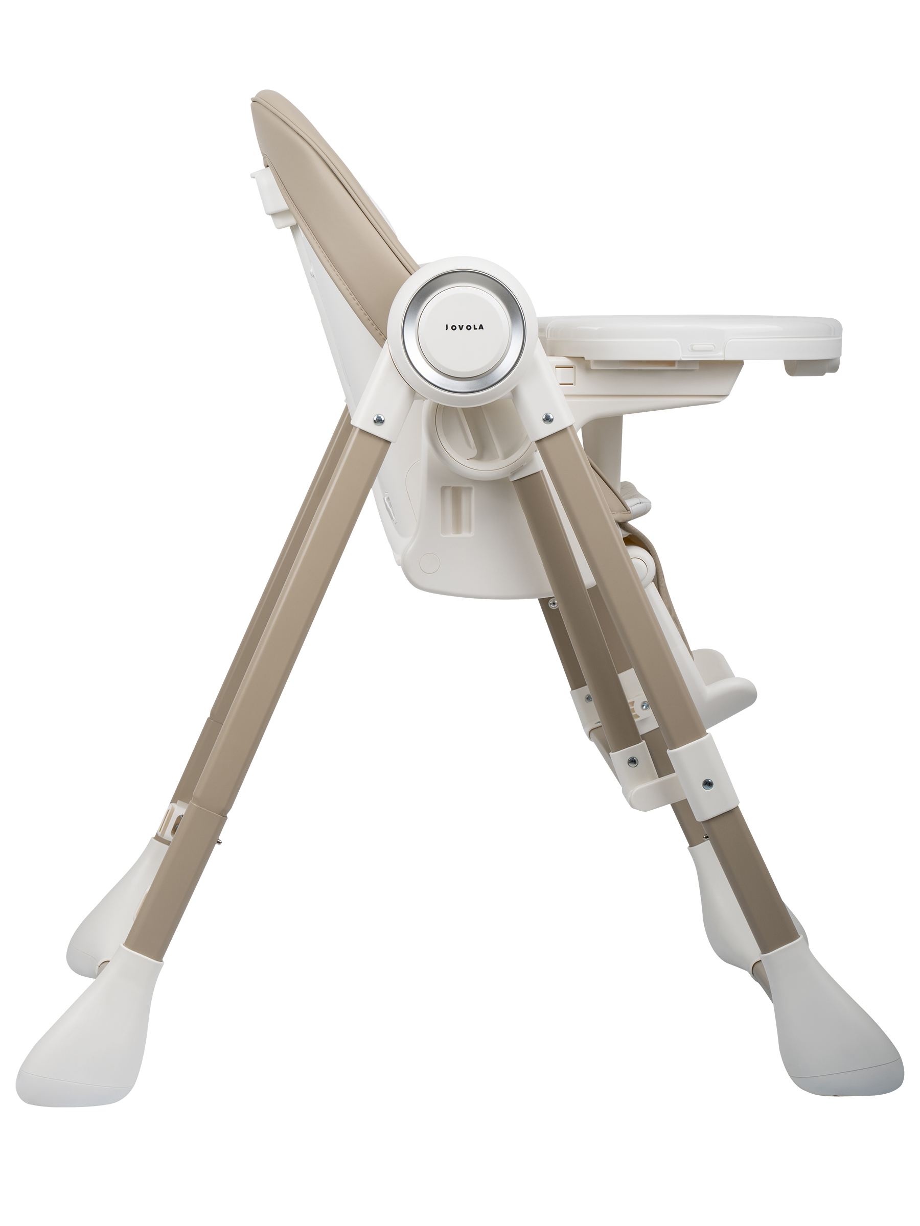 Стульчик для кормления JOVOLA Muza с функцией электрокачели серый - фото 16