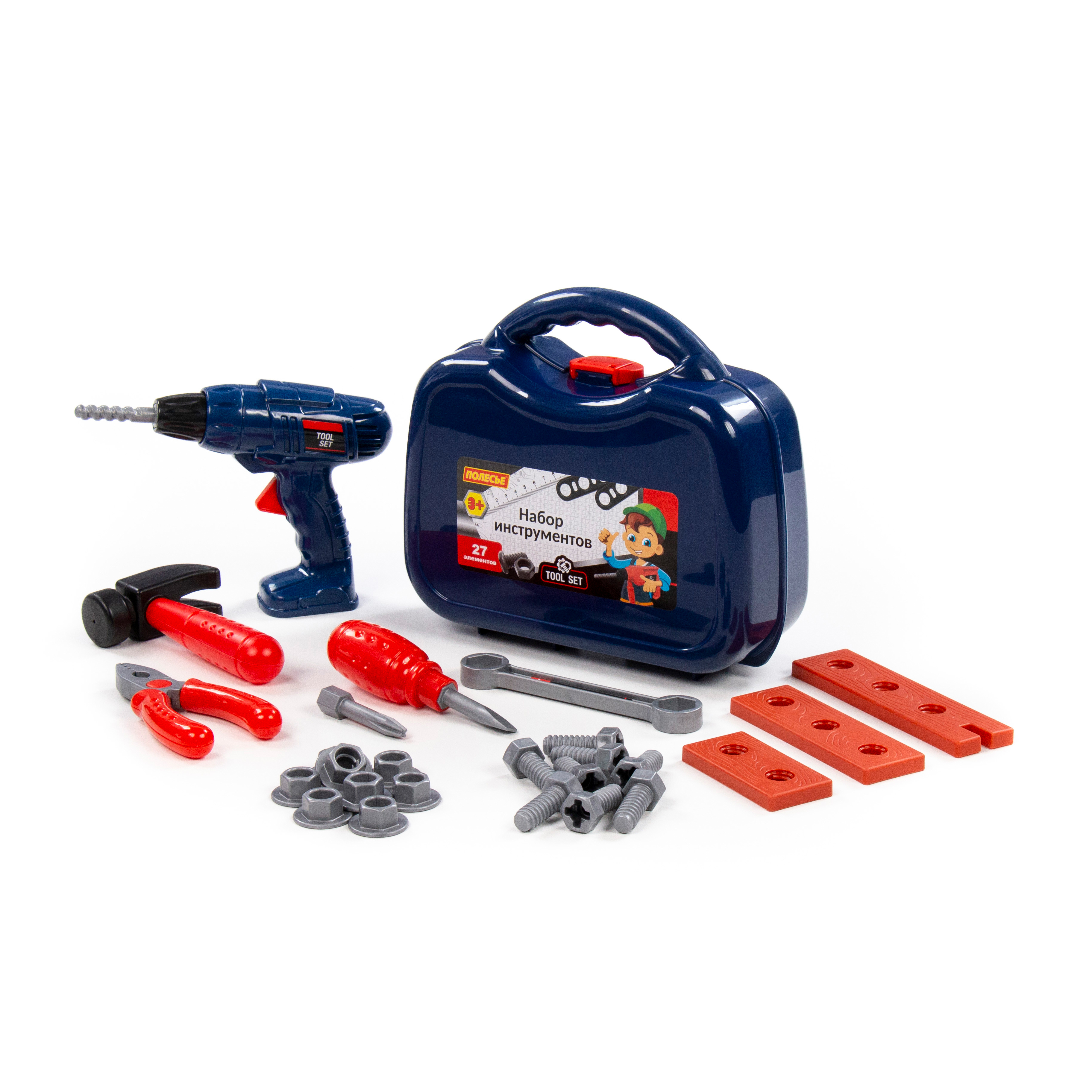 Игрушка Полесье инструменты игрушечные 27 предм. - фото 1