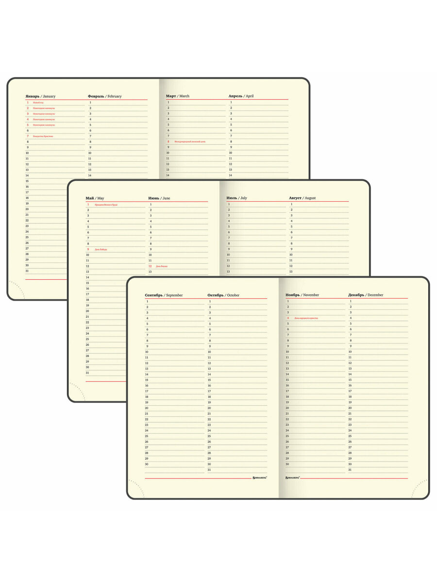 Ежедневник Brauberg 136 лист. - фото 9