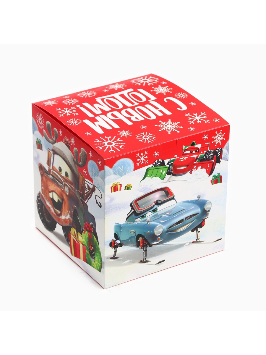 Коробка складная, новогодняя Disney "С Новым годом!", 20 х 20 х 20 см - фото 2