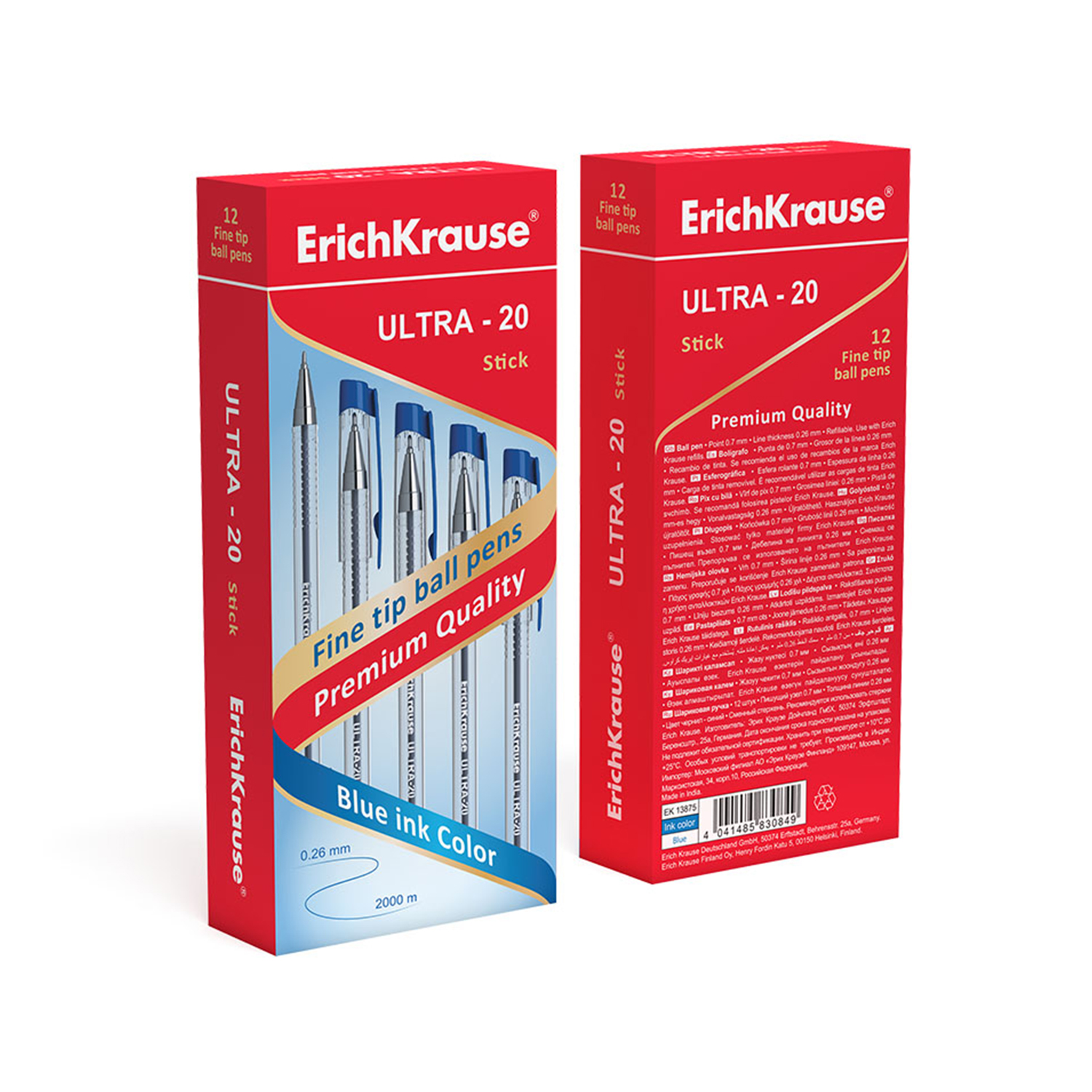 Ручка шариковая ErichKrause 12 шт. - фото 4