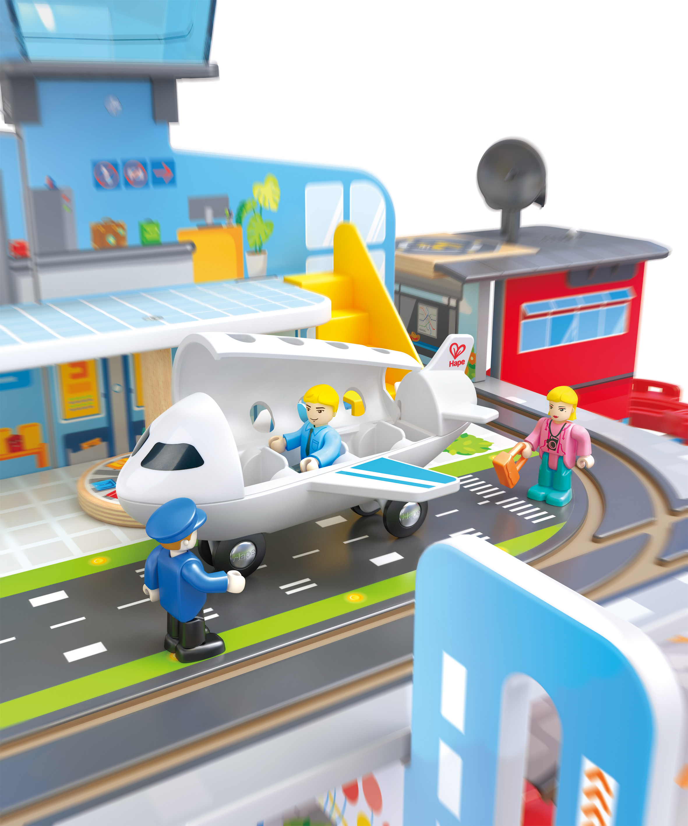 Набор железнодорожный Hape E3768_HP - фото 8