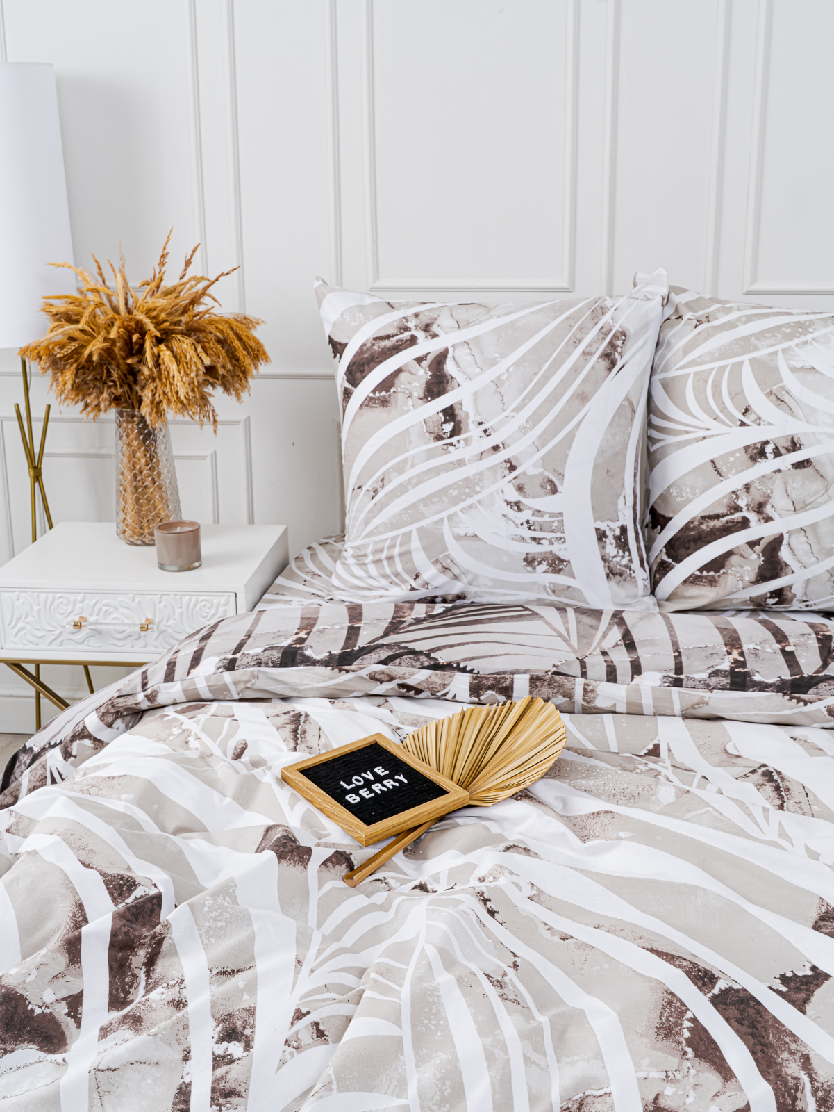 Комплект постельного белья LOVEBERRY Абстракция двуспальный 4 предм. - фото 8