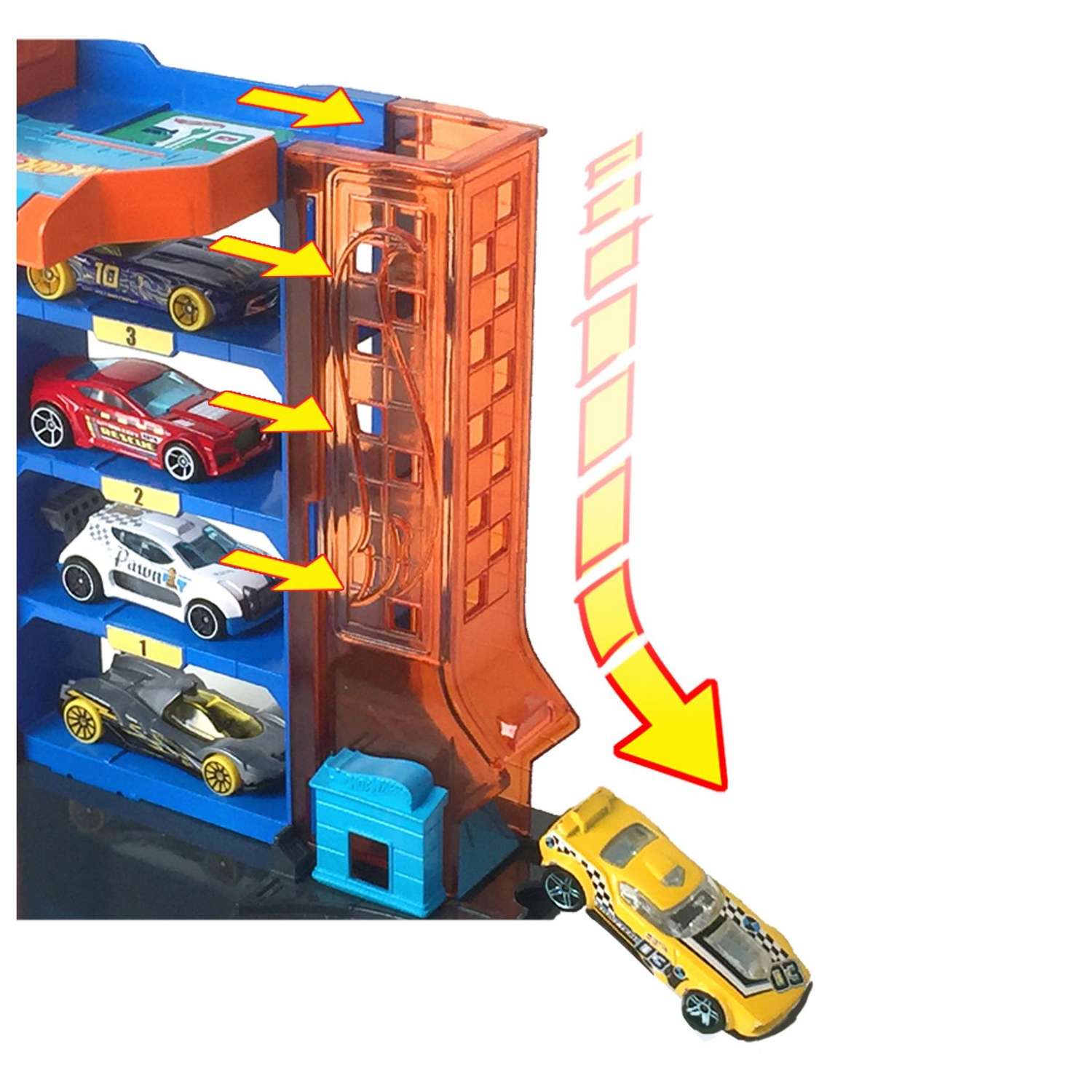 Парковка Hot Wheels Крытая парковка HDR24 - фото 4