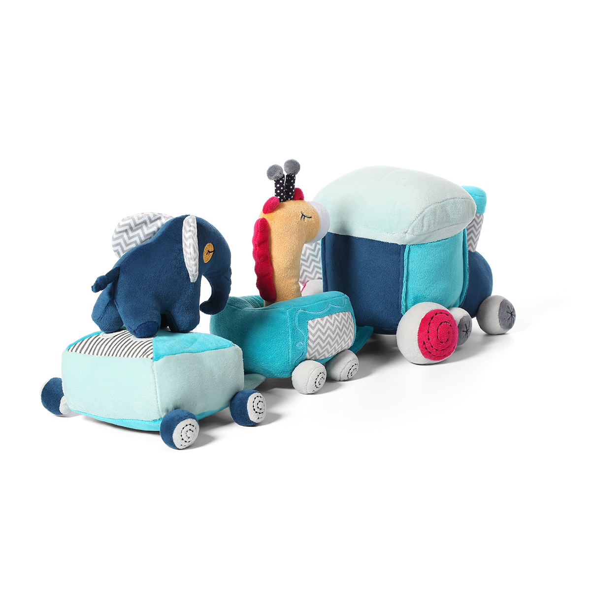 Игрушка мягкая Babyono SAFARI TRAIN 18 см - фото 36