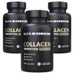 Коллаген морской UltraBalance низкомолекулярный Tripeptide БАД 360 капсул с витамином С и гиалуроновой кислотой