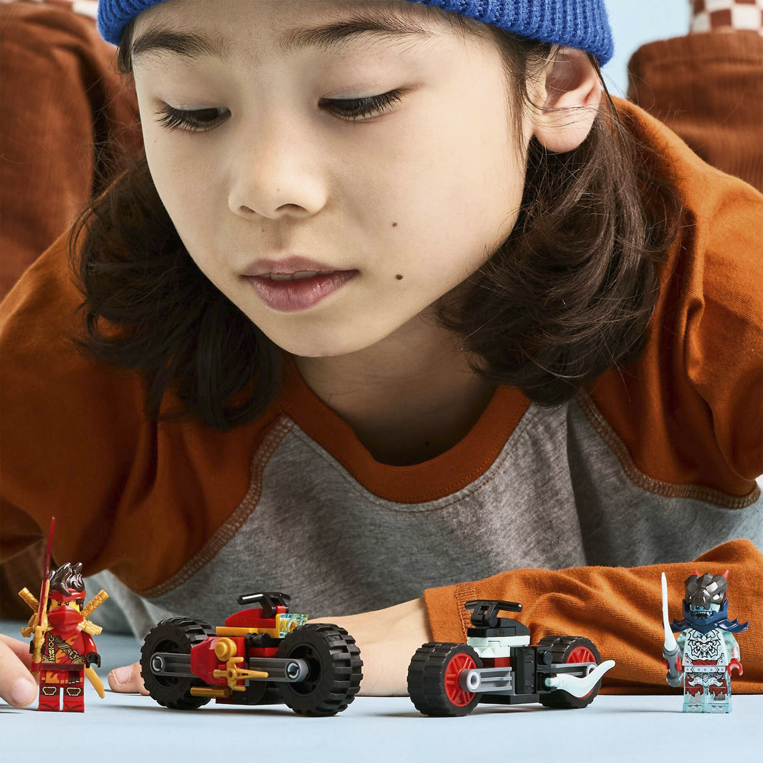 Конструктор LEGO NINJAGO Гонка на мотоцикле Кая 79 дет. - фото 8