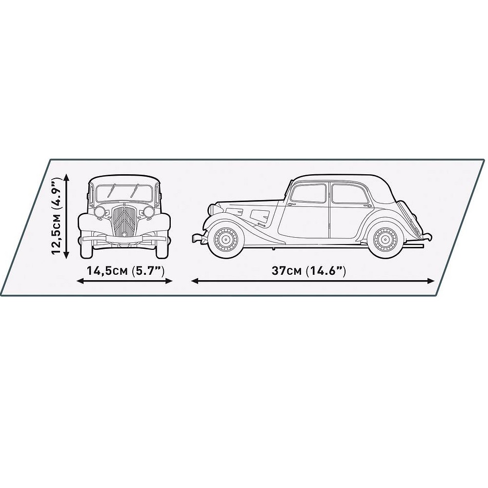 Конструктор COBI Cars Citroen Traction Avant блочный - фото 11