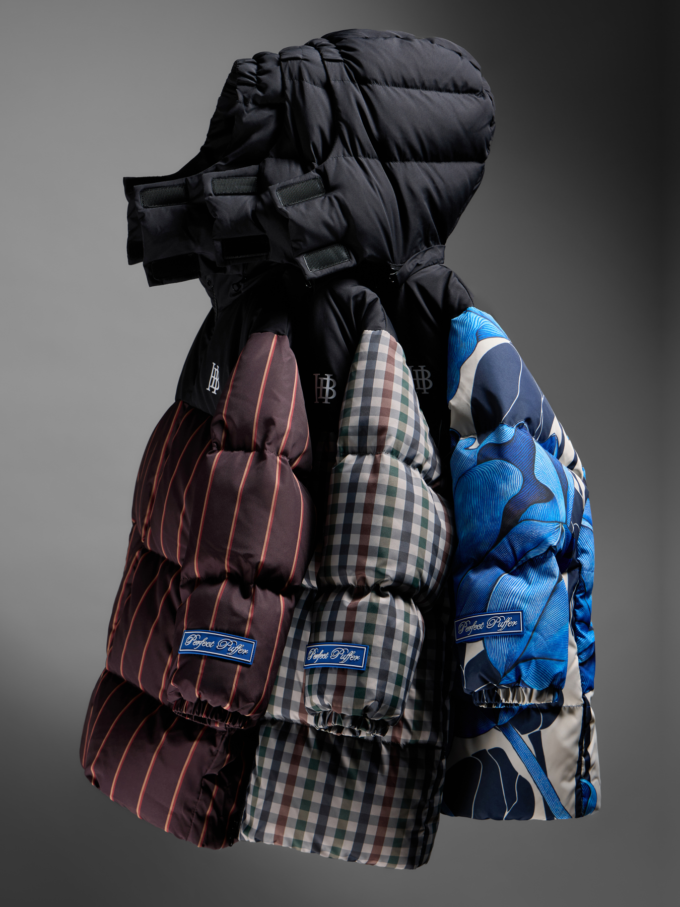 Пуховик Happy Baby 89139_blue(flowers) - фото 7