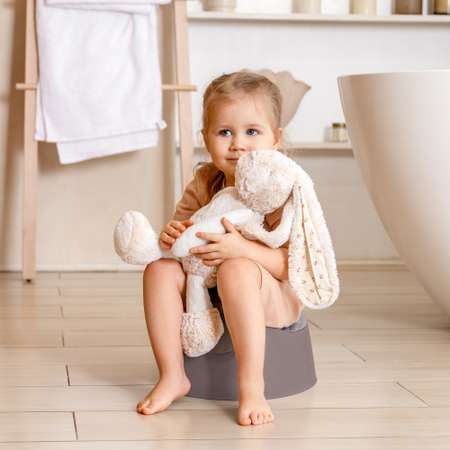Горшок детский Amarobaby Bonny серый
