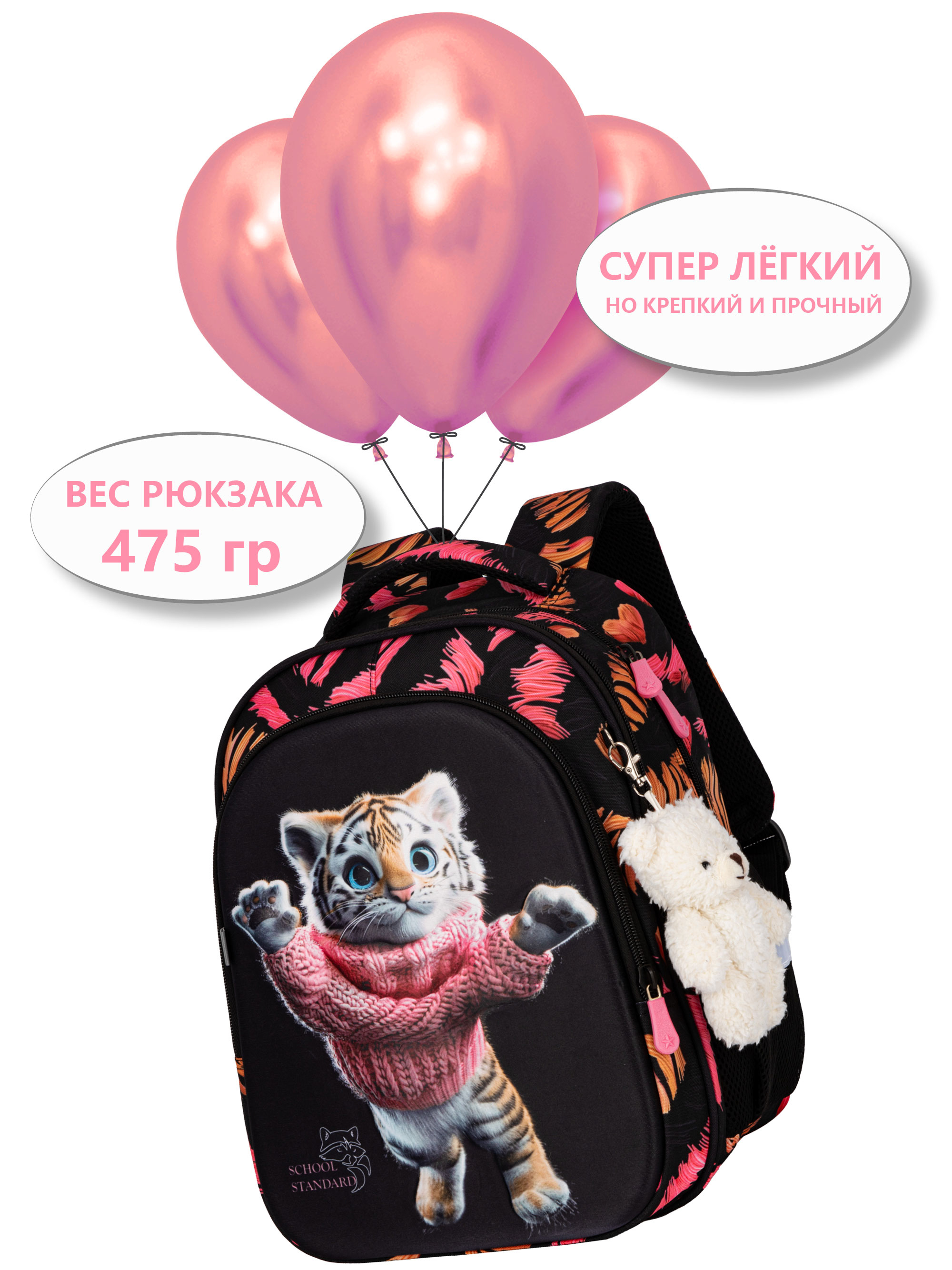 Рюкзак School Standard первокласснику набор 4 в 1 - фото 10