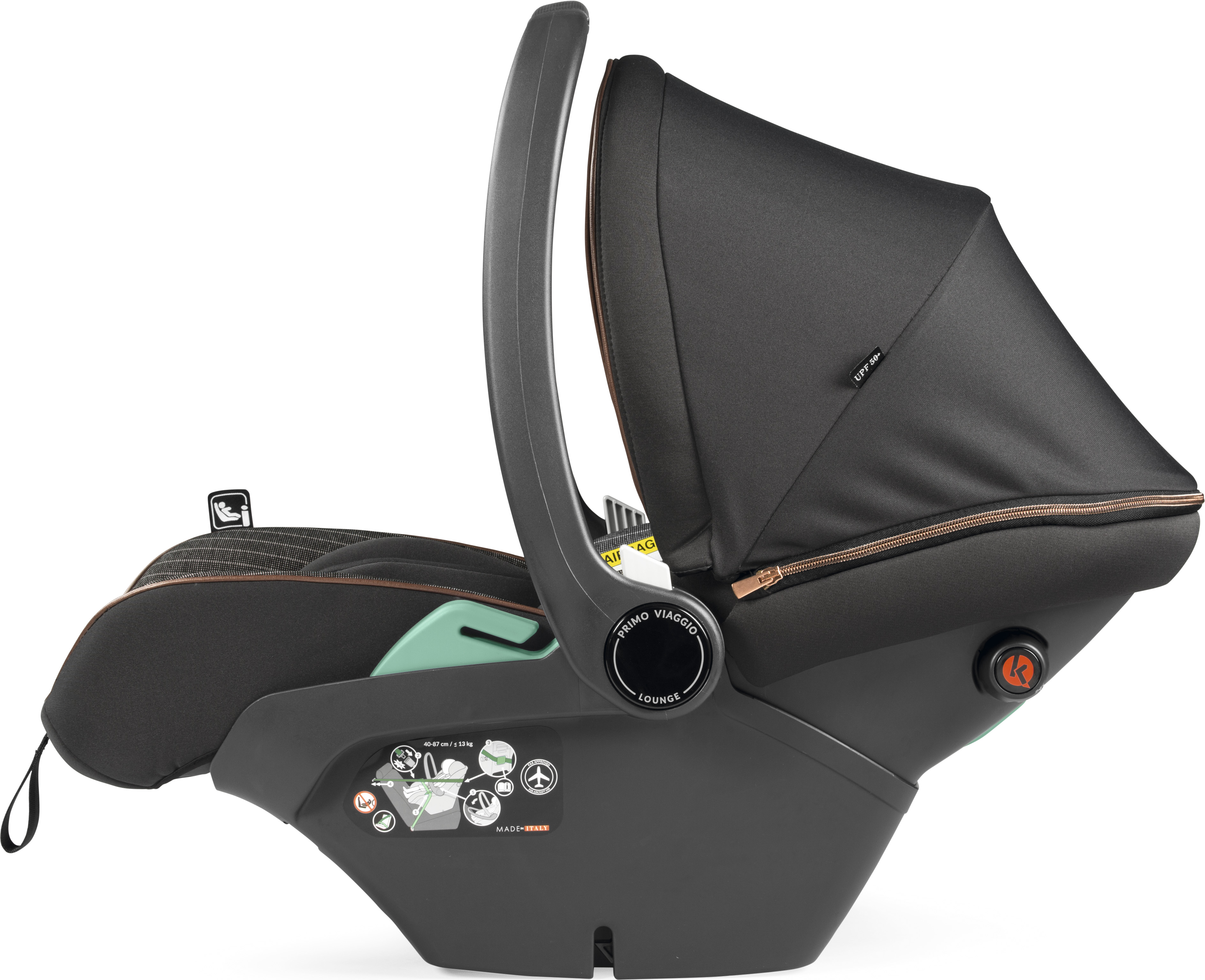 Автокресло Peg-Perego SLK 0 (0 -13 кг) коричневый - фото 7