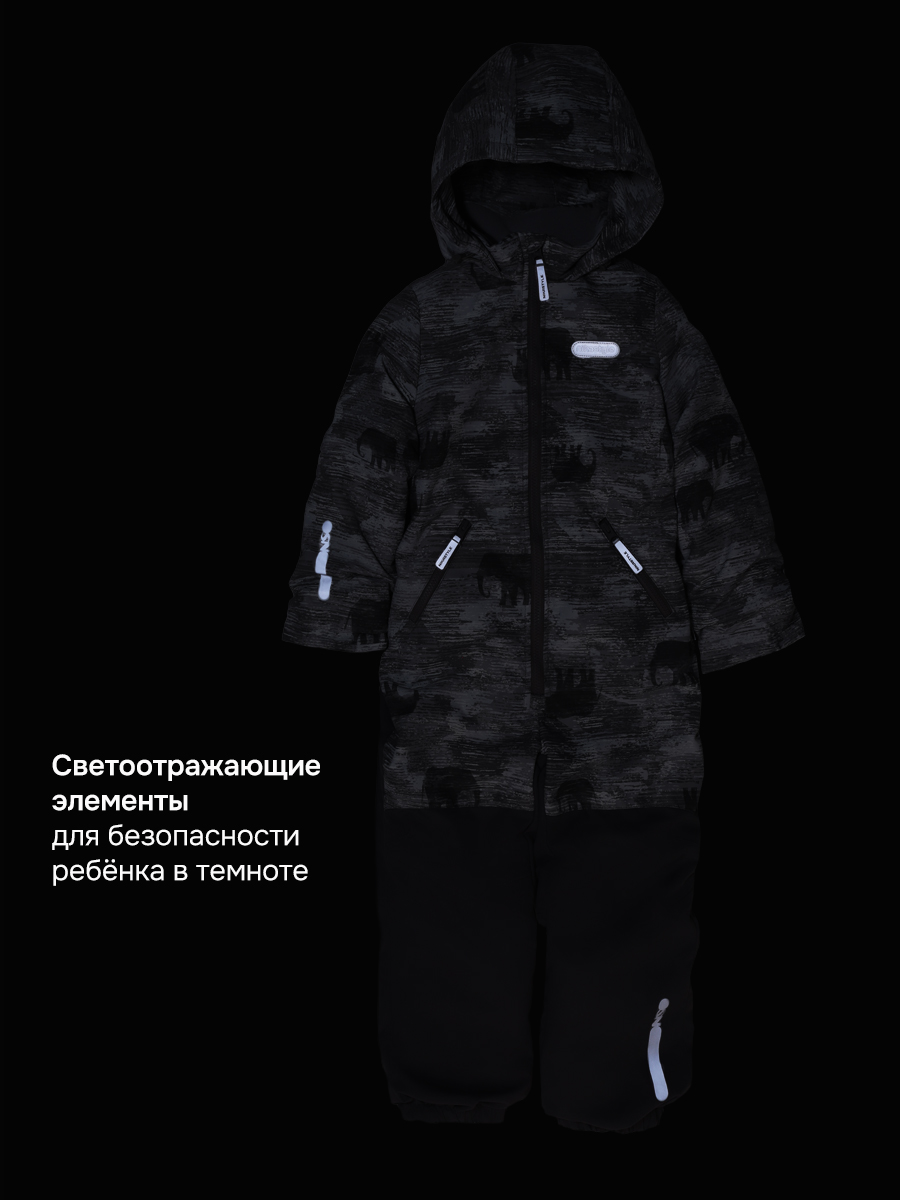 Комбинезон NIKASTYLE 8м1326 орех/асфальт - фото 11