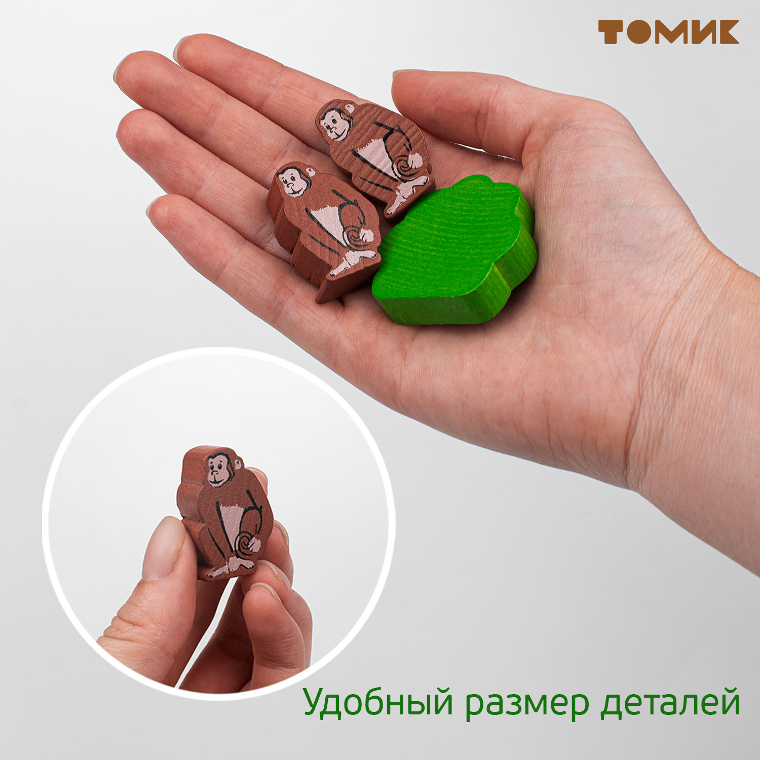 Конструктор Томик Африка 35 деталей деревянный - фото 8