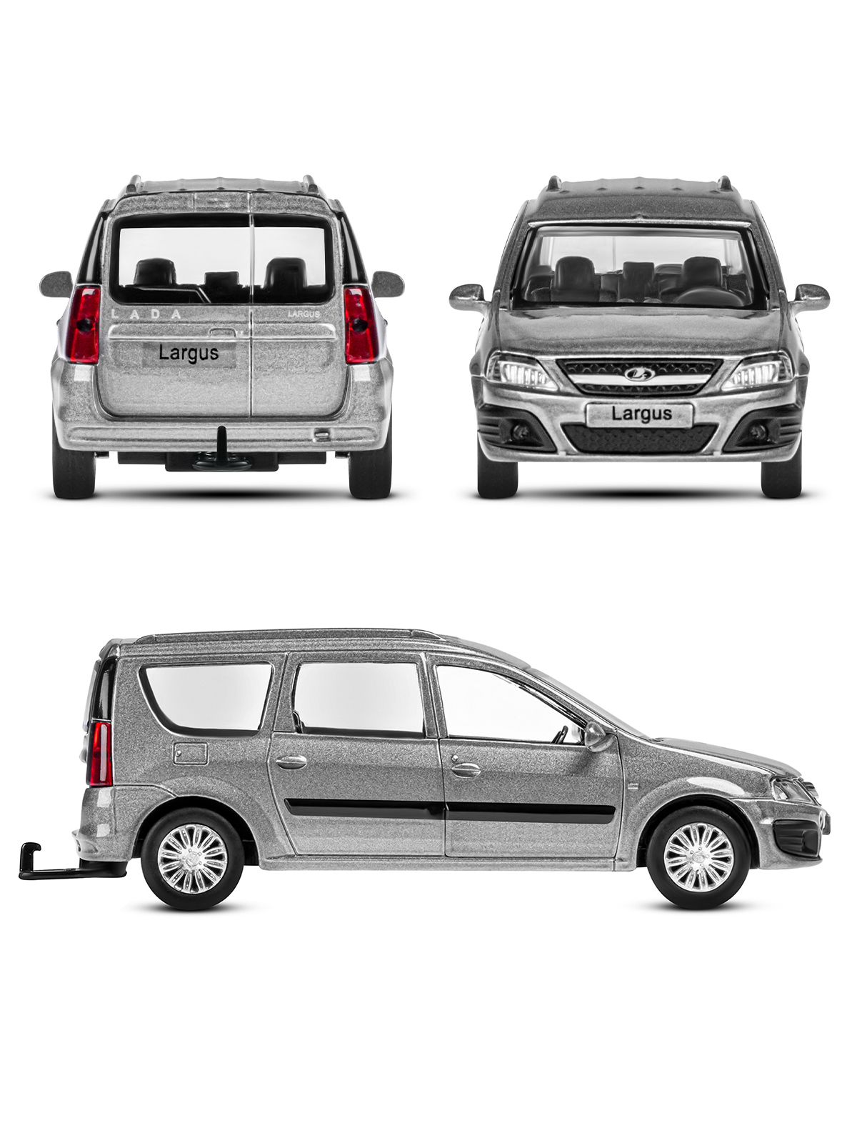 Автомобиль АВТОпанорама LADA Largus 1:43 JB1251628 - фото 8