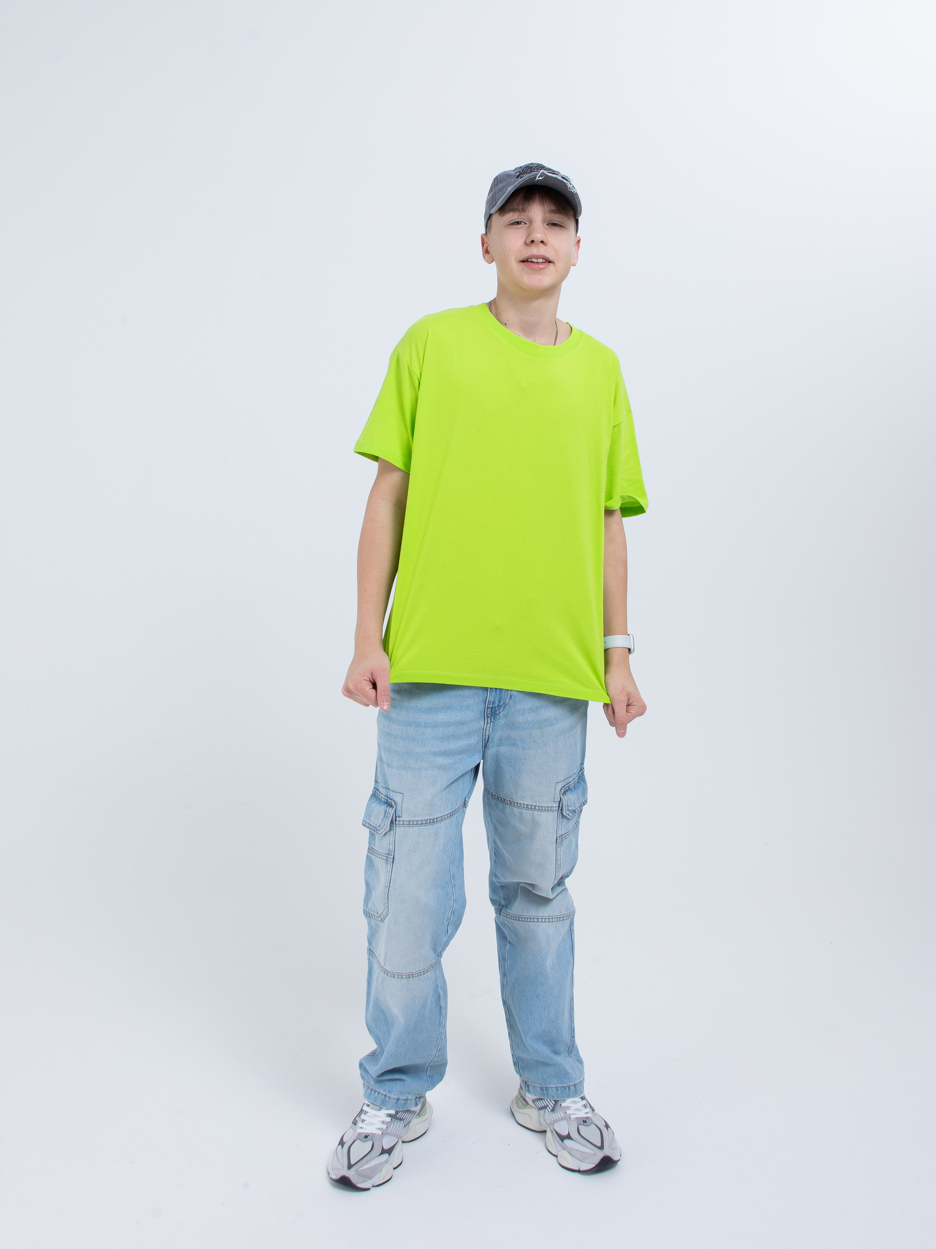 Футболка STELLA MODA 11601._салатовый - фото 15