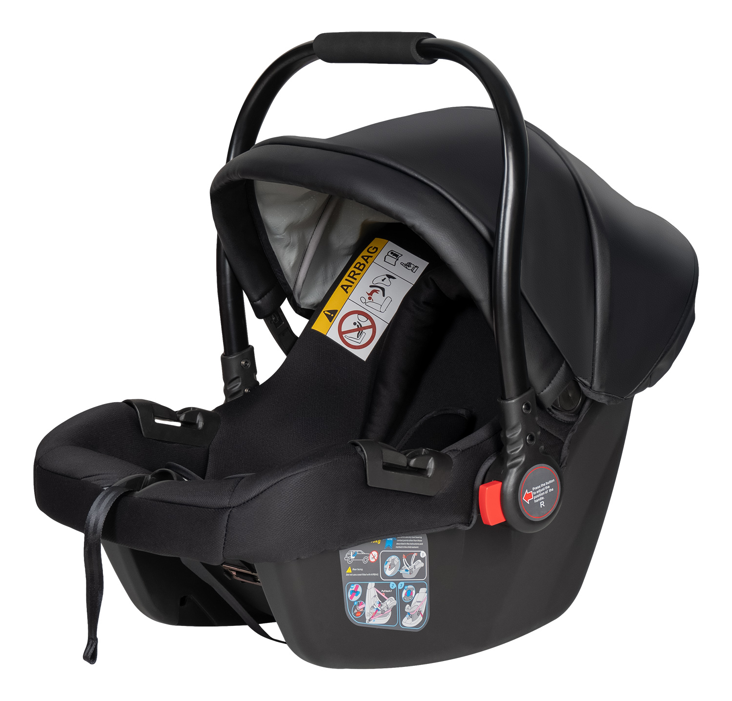 Автокресло Farfello Aimile 0 (0 -13 кг) черный - фото 1