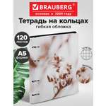 Тетрадь со сменным блоком Brauberg клетка 120 лист.