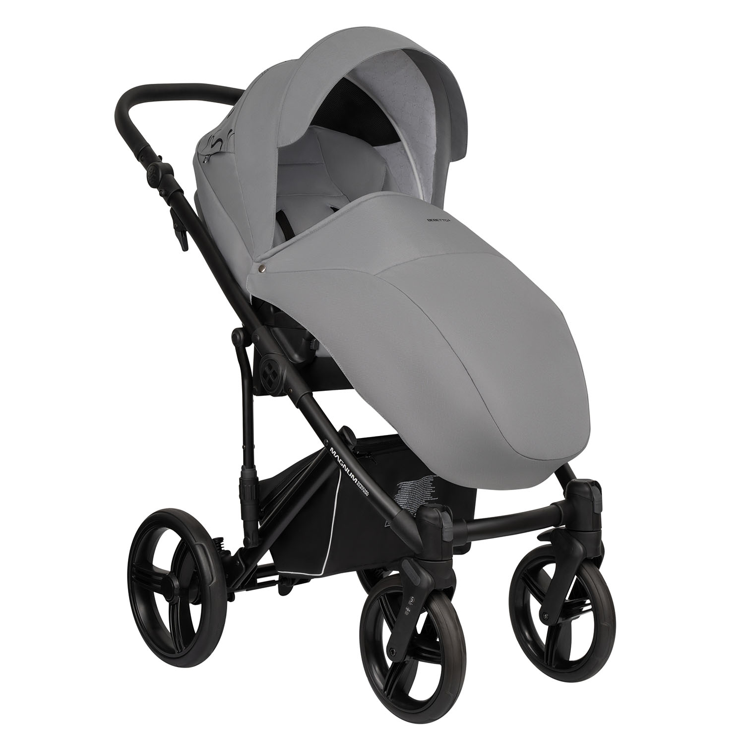 Коляска 2в1 Bebetto Magnum Light SE серый - фото 7