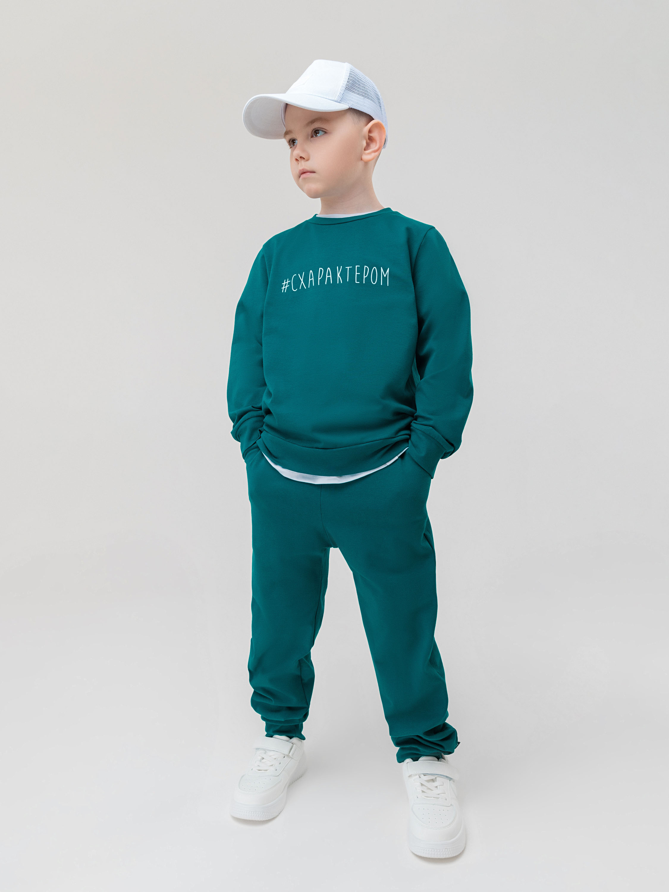 Костюм спортивный Bodo 11-414МU_изумрудный - фото 1