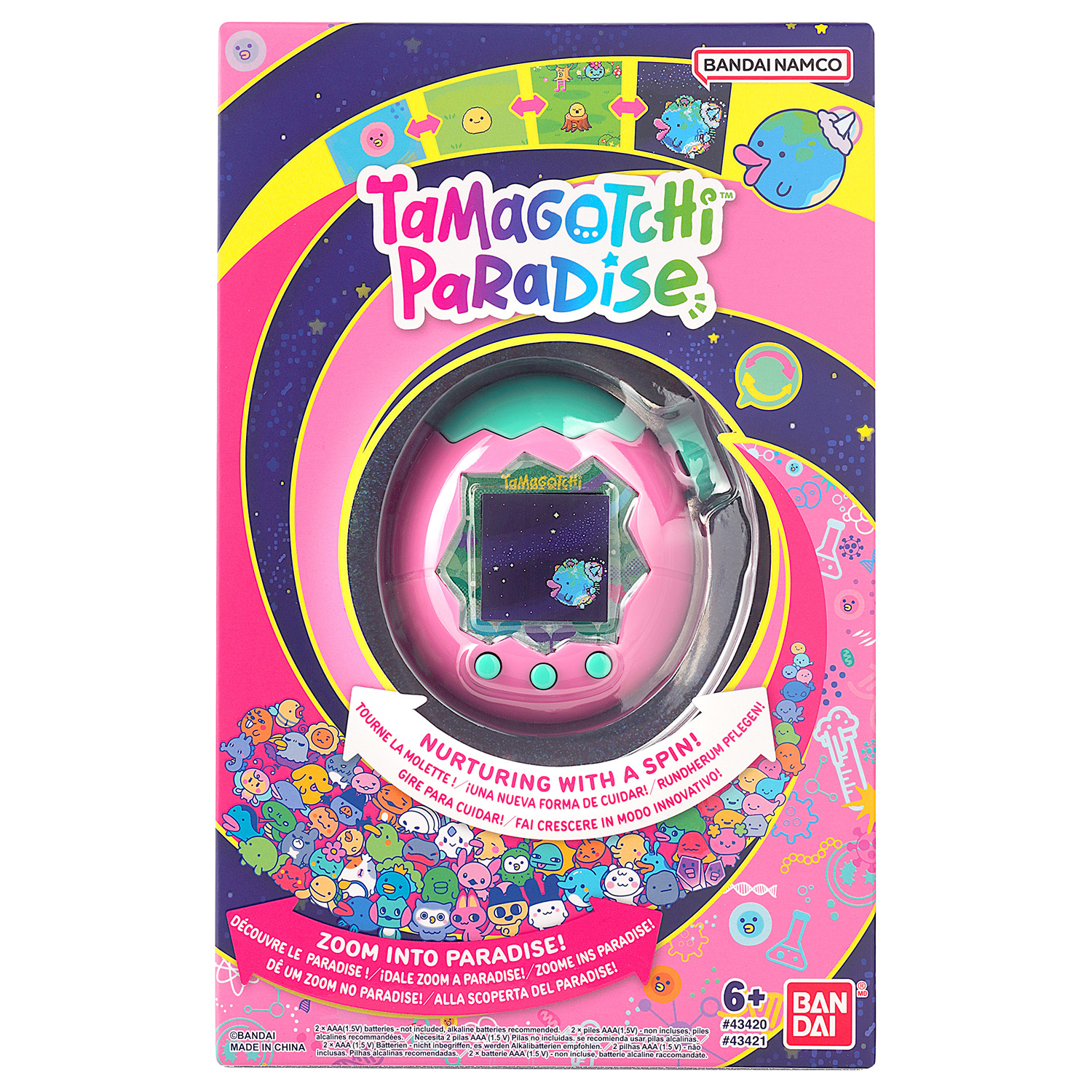 Электронная игра Tamagotchi Парадайз Лэнд - фото 1