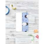 Пелёнка Mjolk Слоники/White муслин 2 шт.