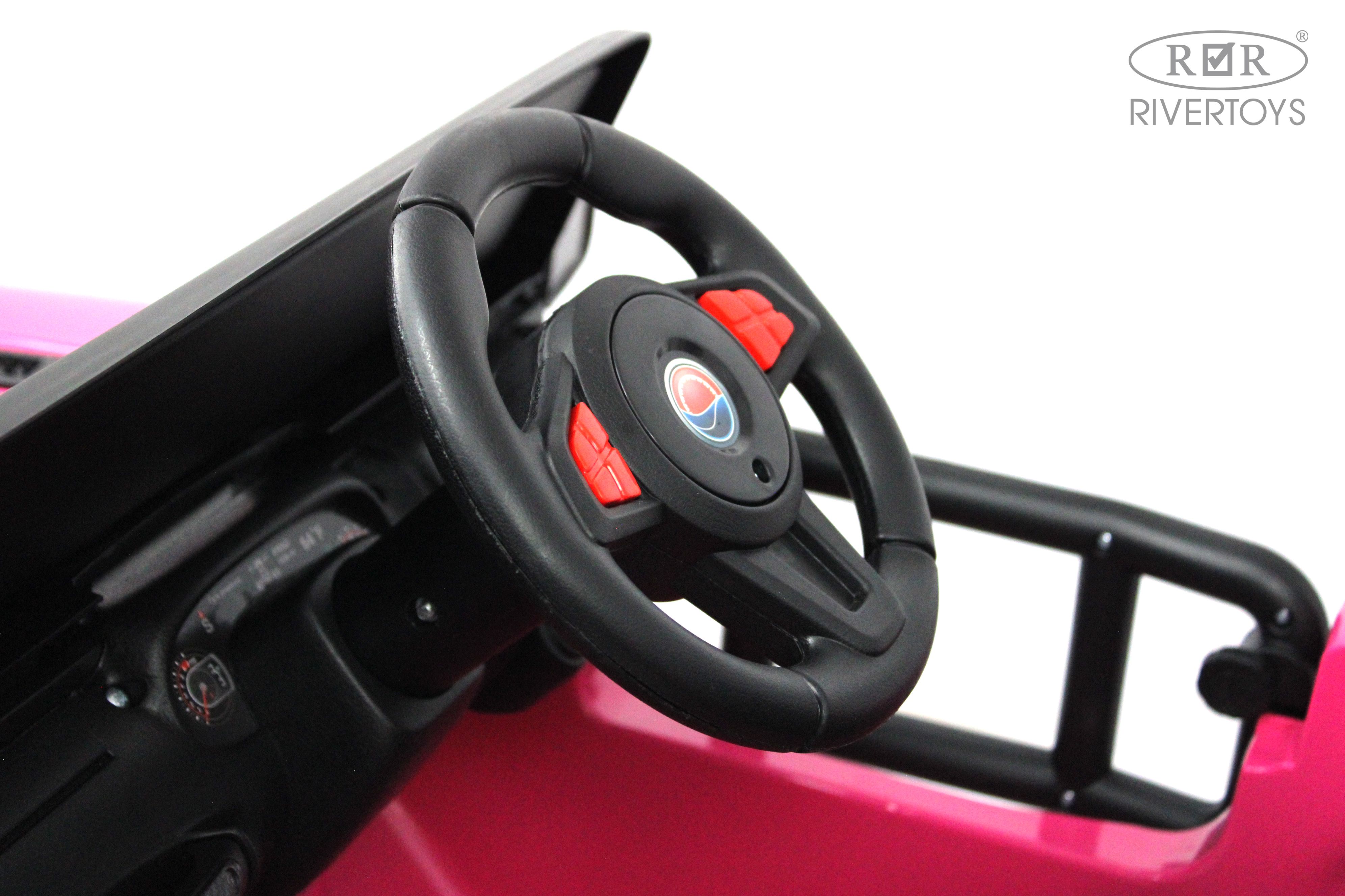Электромобиль RIVERTOYS T222TT-4WD-PINK С пультом ДУ - фото 17