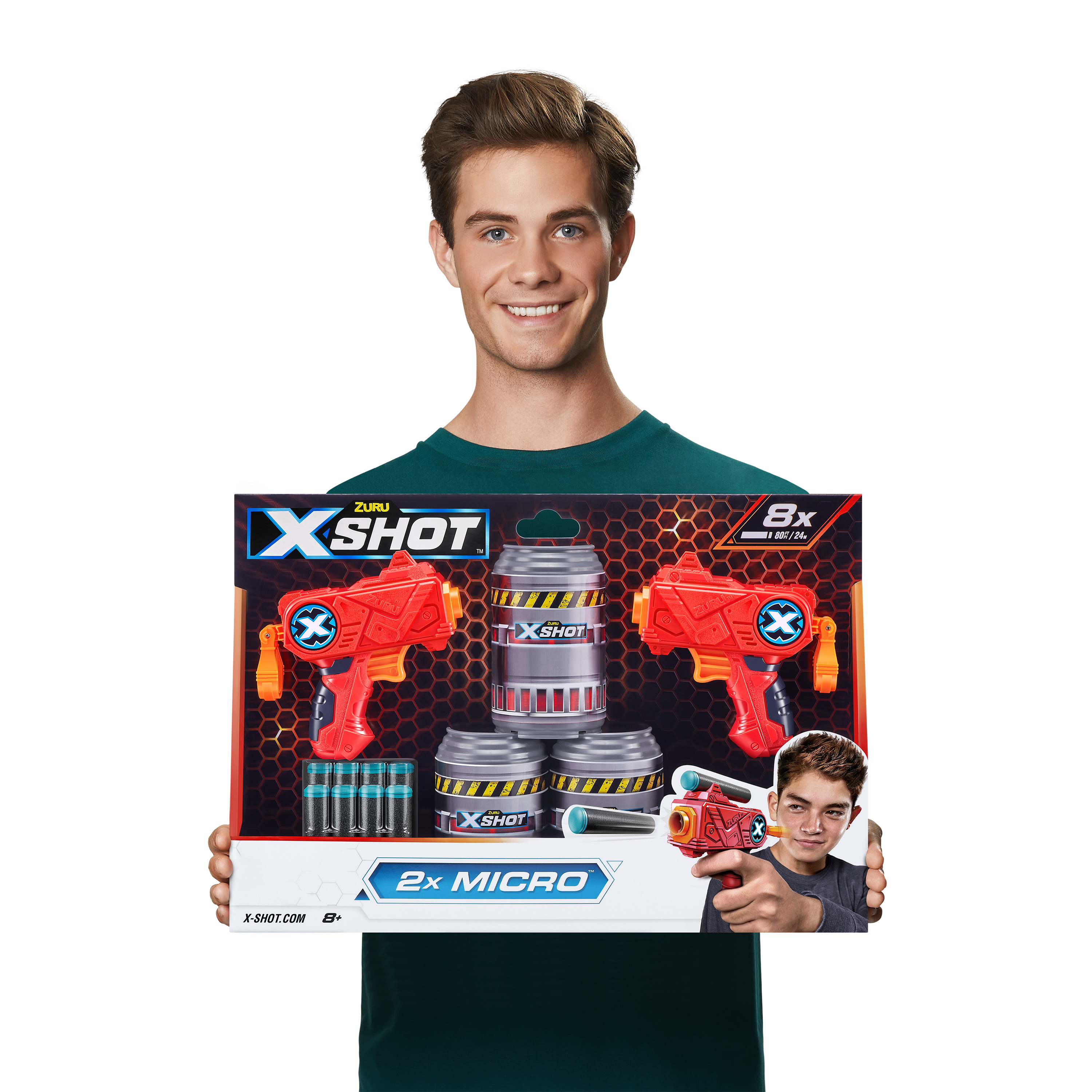 Бластер Zuru XSHOT  Excel Эксель микро 2 бластера - фото 4