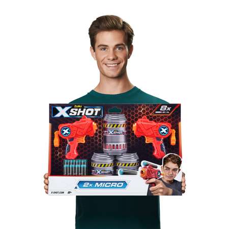 Бластер Zuru XSHOT  Excel Эксель микро 2 бластера