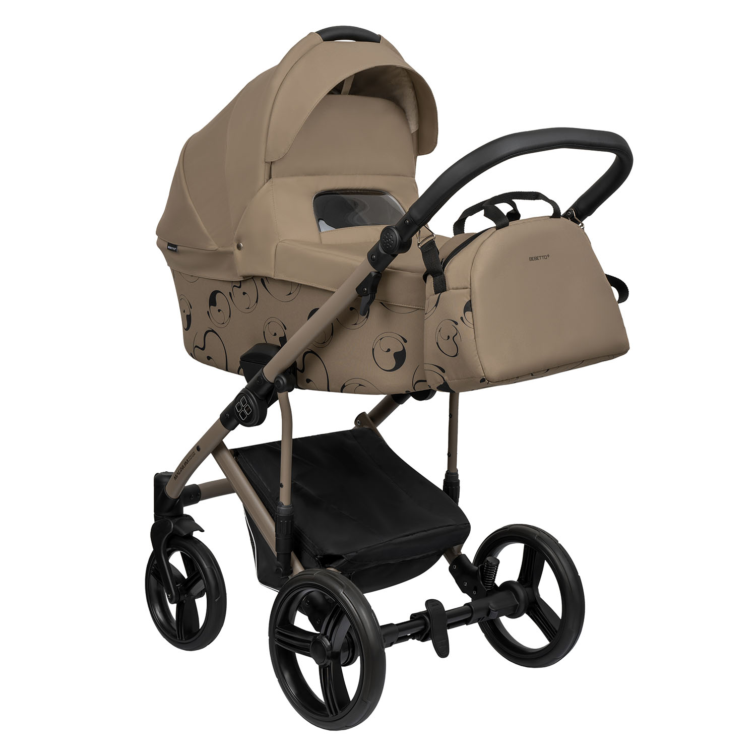 Коляска 2в1 Bebetto Magnum Light SE бежевый - фото 2
