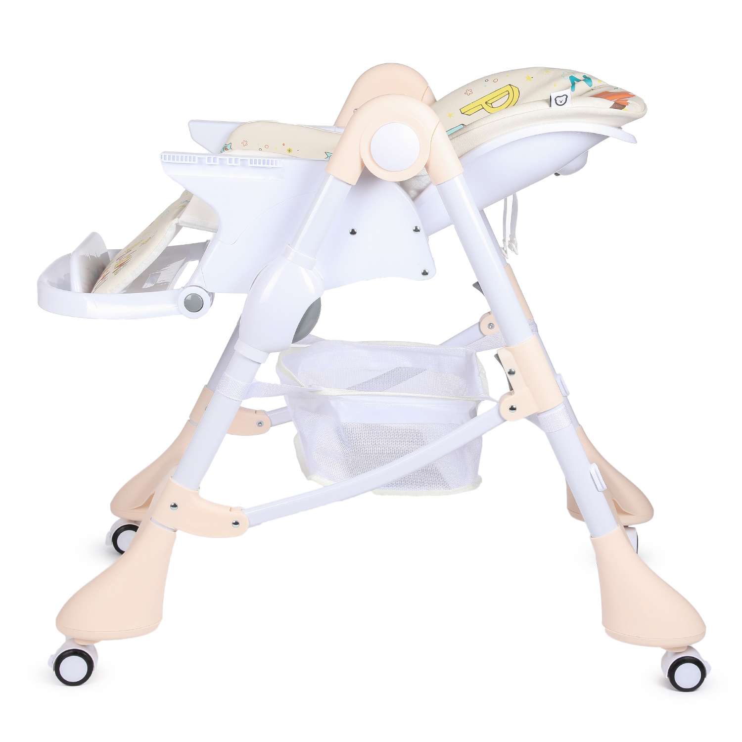 Стульчик для кормления Babyton Happy Animals Beige классический - фото 6