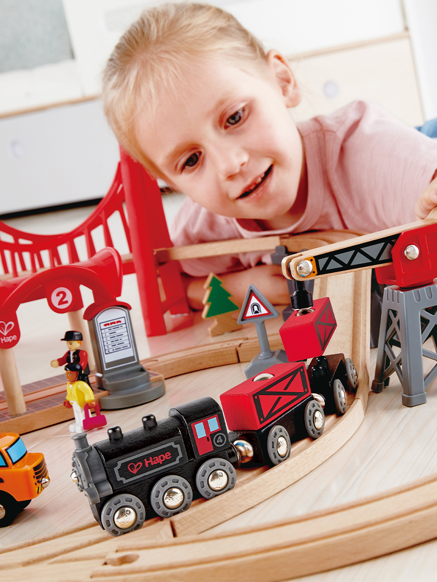 Поезд Hape E3717_HP - фото 3