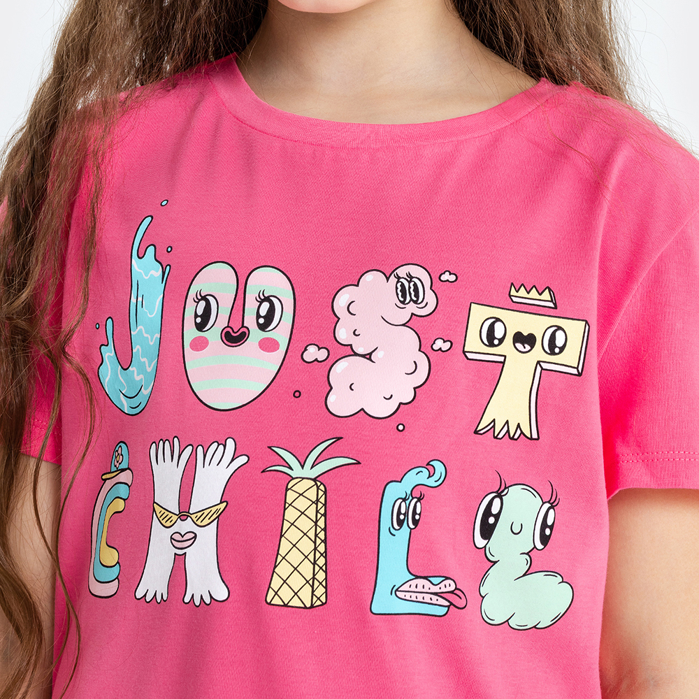 Футболка Mark Formelle (Марк Формэль) 117845/фуксия +печать - фото 4