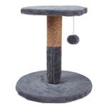 Когтеточка для кошек Barbaks Столбик-сидушка Лапка с игрушкой 30*30*30см