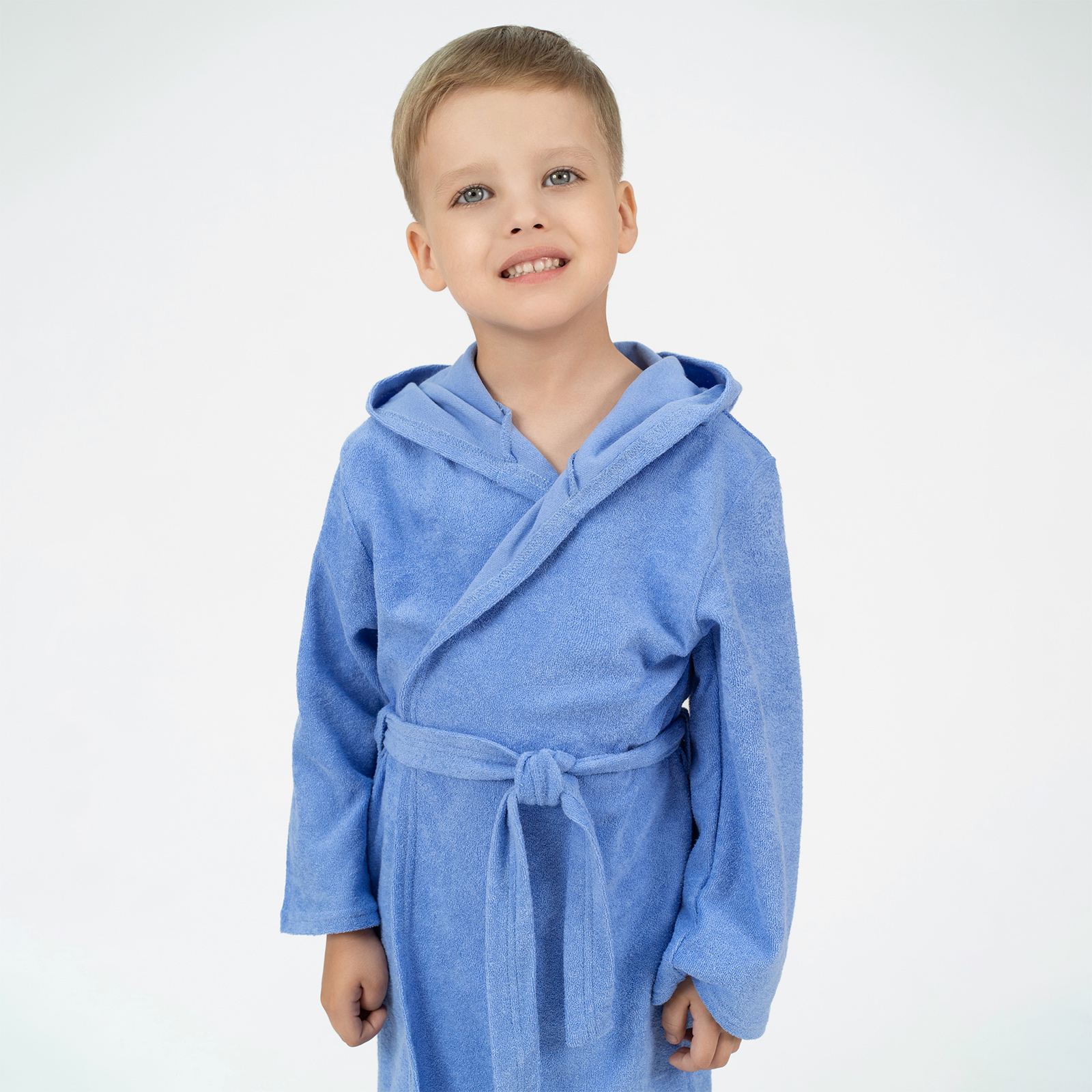 Халат Утенок 900 голубой - фото 3