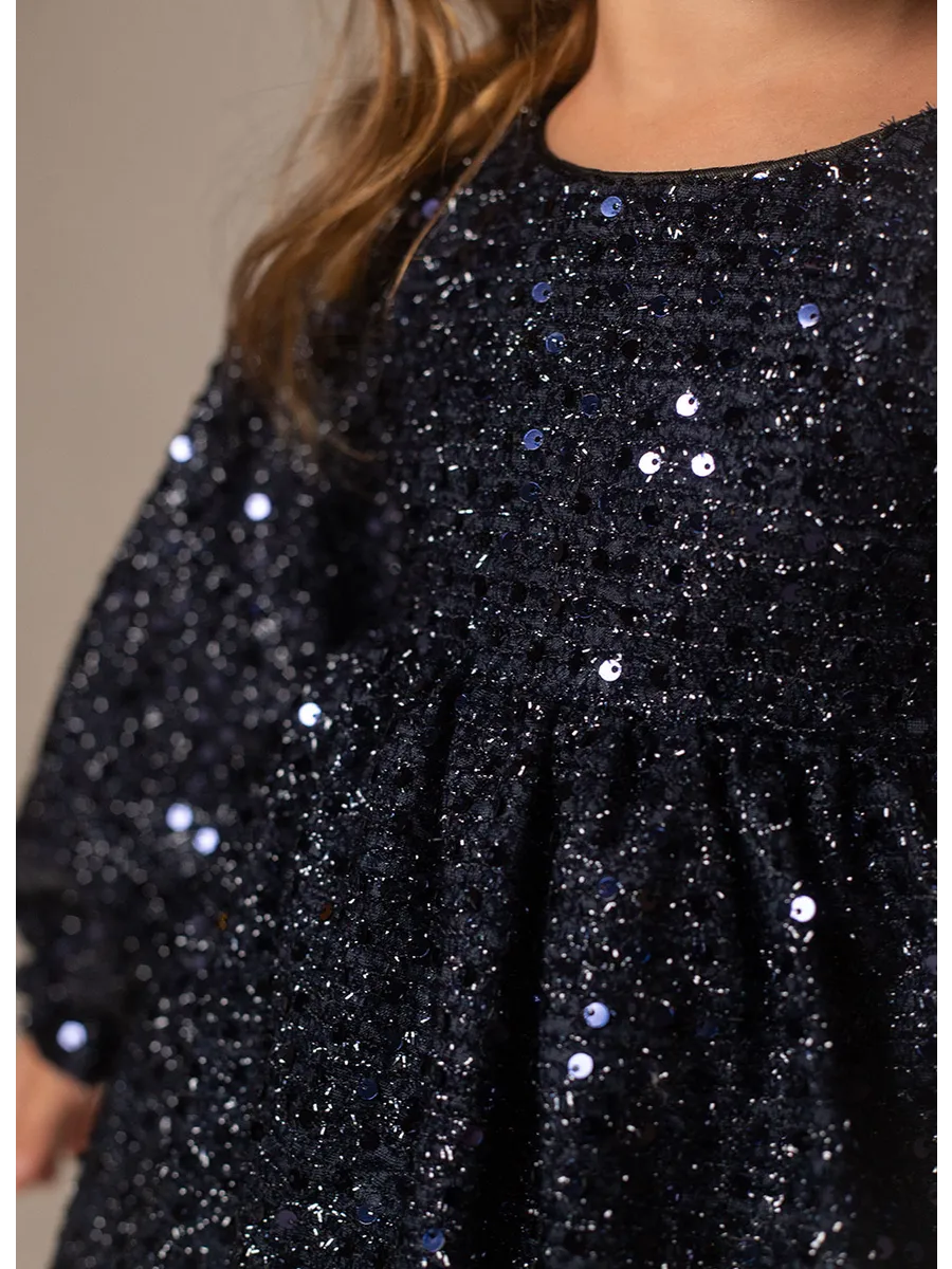 Платье Minilik Платье.Барыня.Синий - фото 4