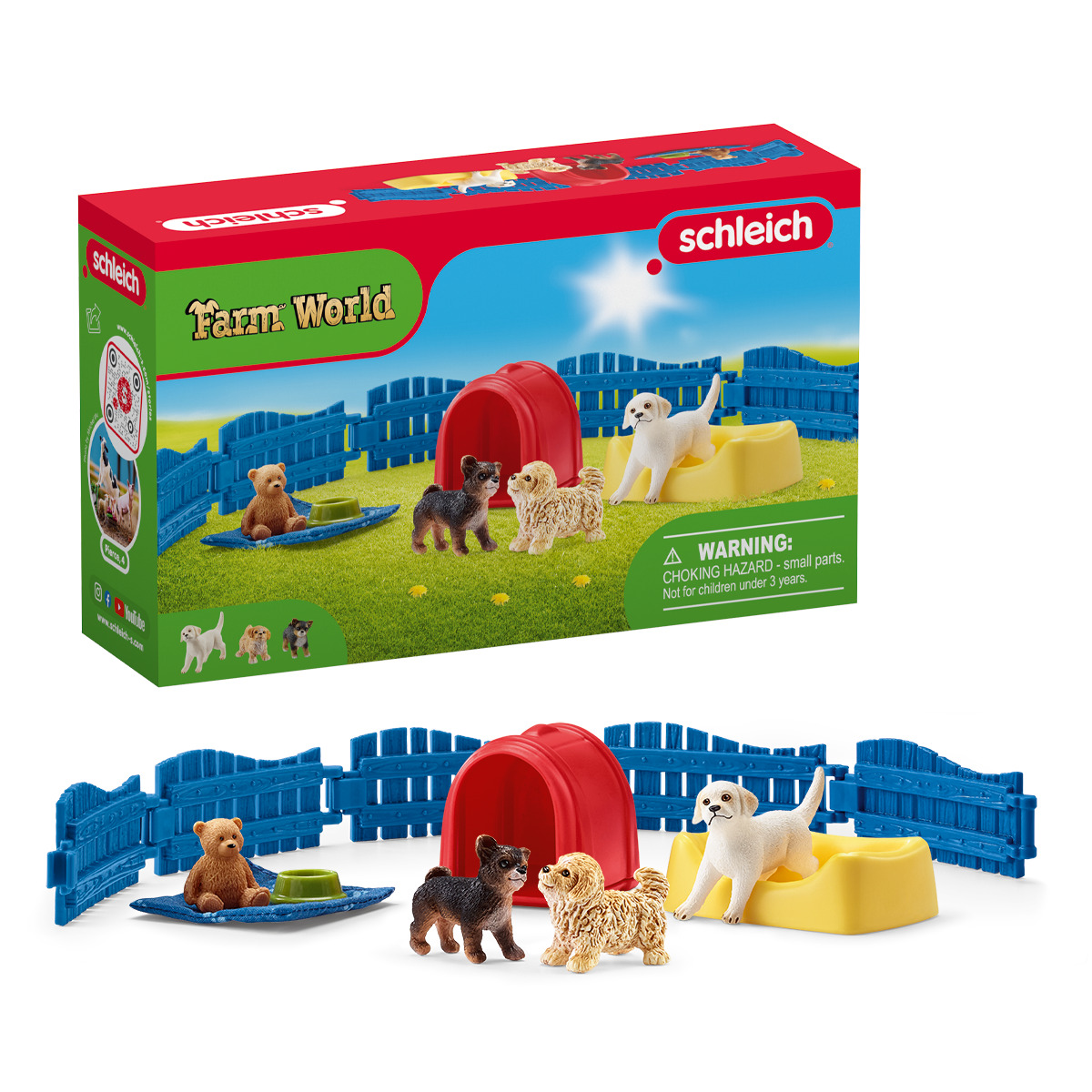 Игровой набор SCHLEICH Манеж для щенков - фото 1