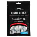 Лакомство для кошек LIGHT BITES 40г мини-колбаски с пюре с курицей и тунцом