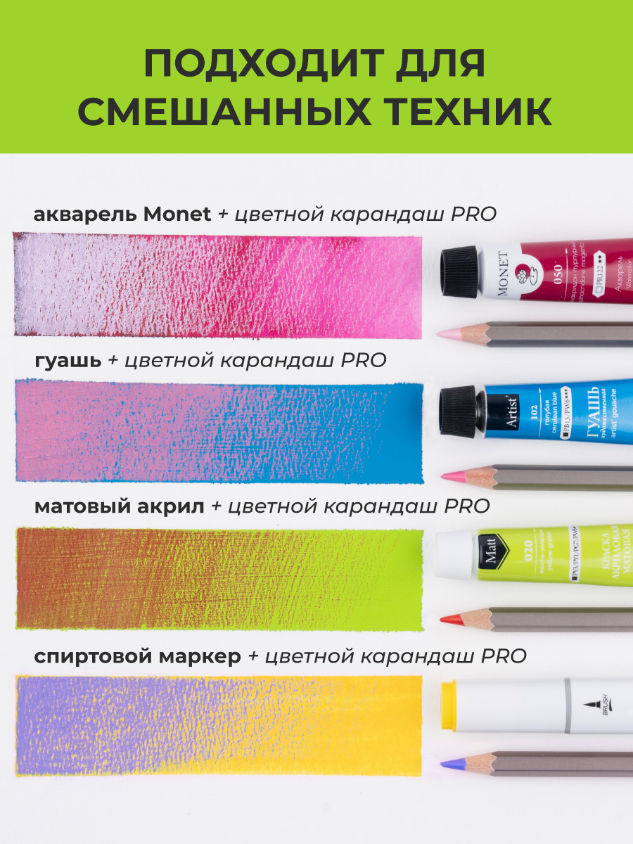 Карандаши цветные Малевичъ - фото 10