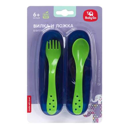 Ложка BabyGo Green 2 шт.