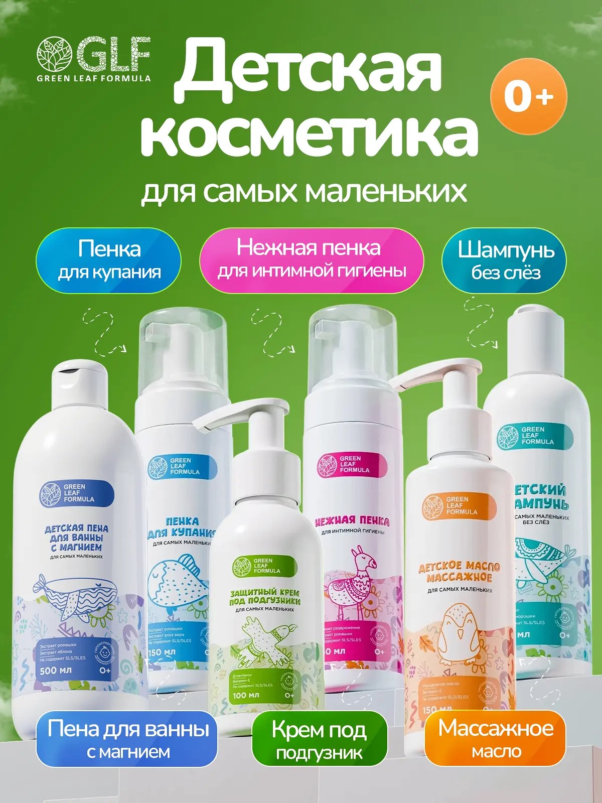 Детский пробиотик Green Leaf Formula витаминный комплекс для детей от 3 лет 60 капсул - фото 12