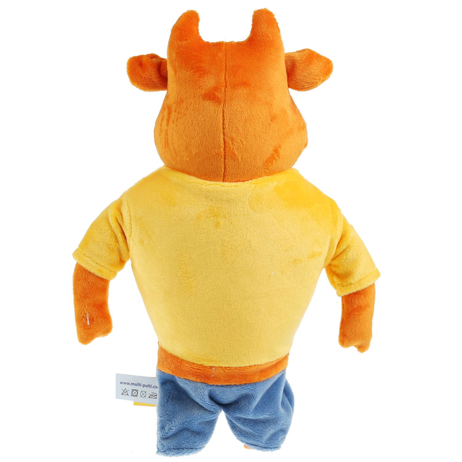 Мягкая игрушка Мульти Пульти Оранжевая корова Папа - фото 5