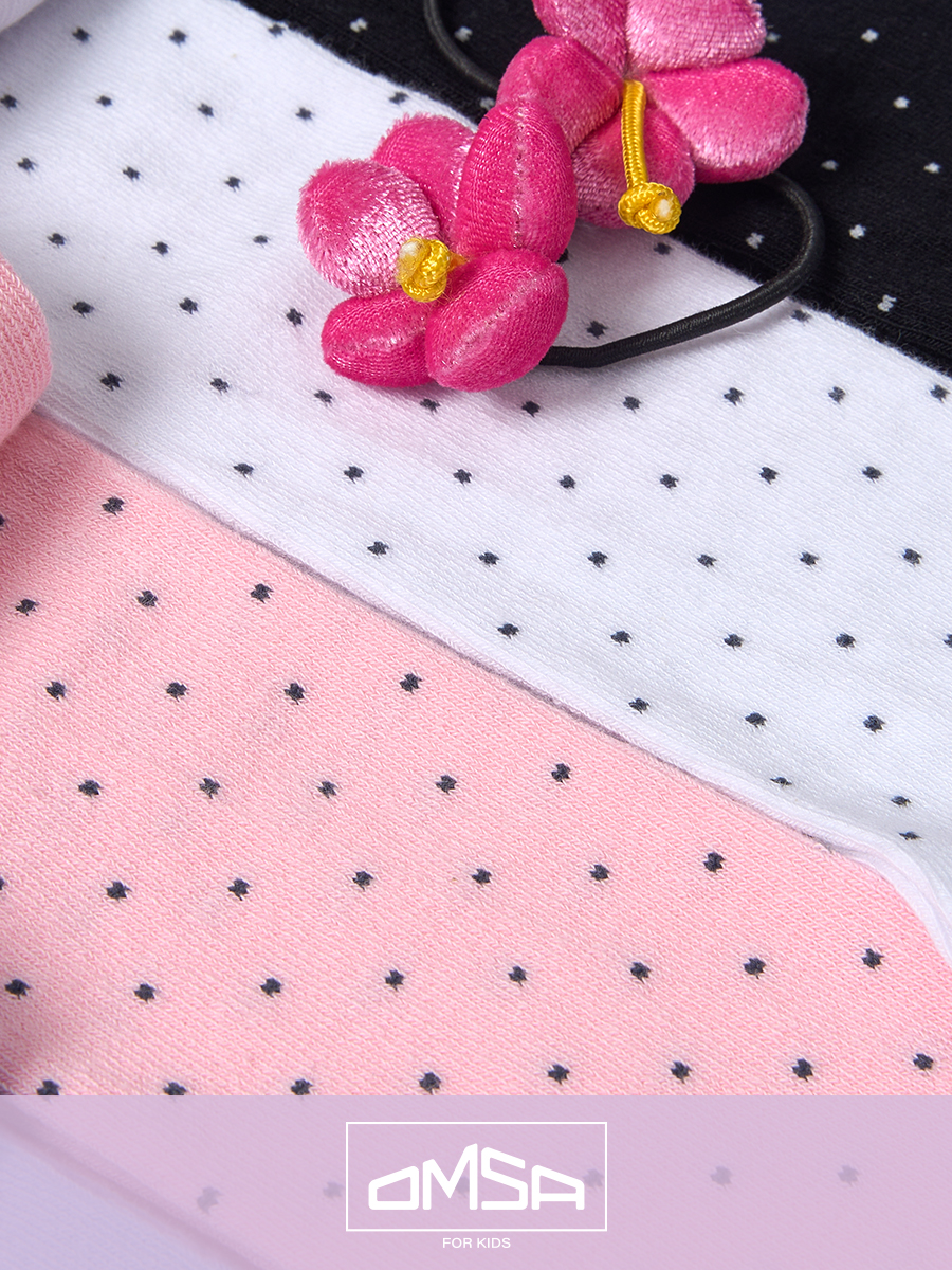 Колготки 5 пары Omsa Collant 12Р31 2Bianco/Rosa/Blu Сhiaro/Nero.кмп.5 - фото 9