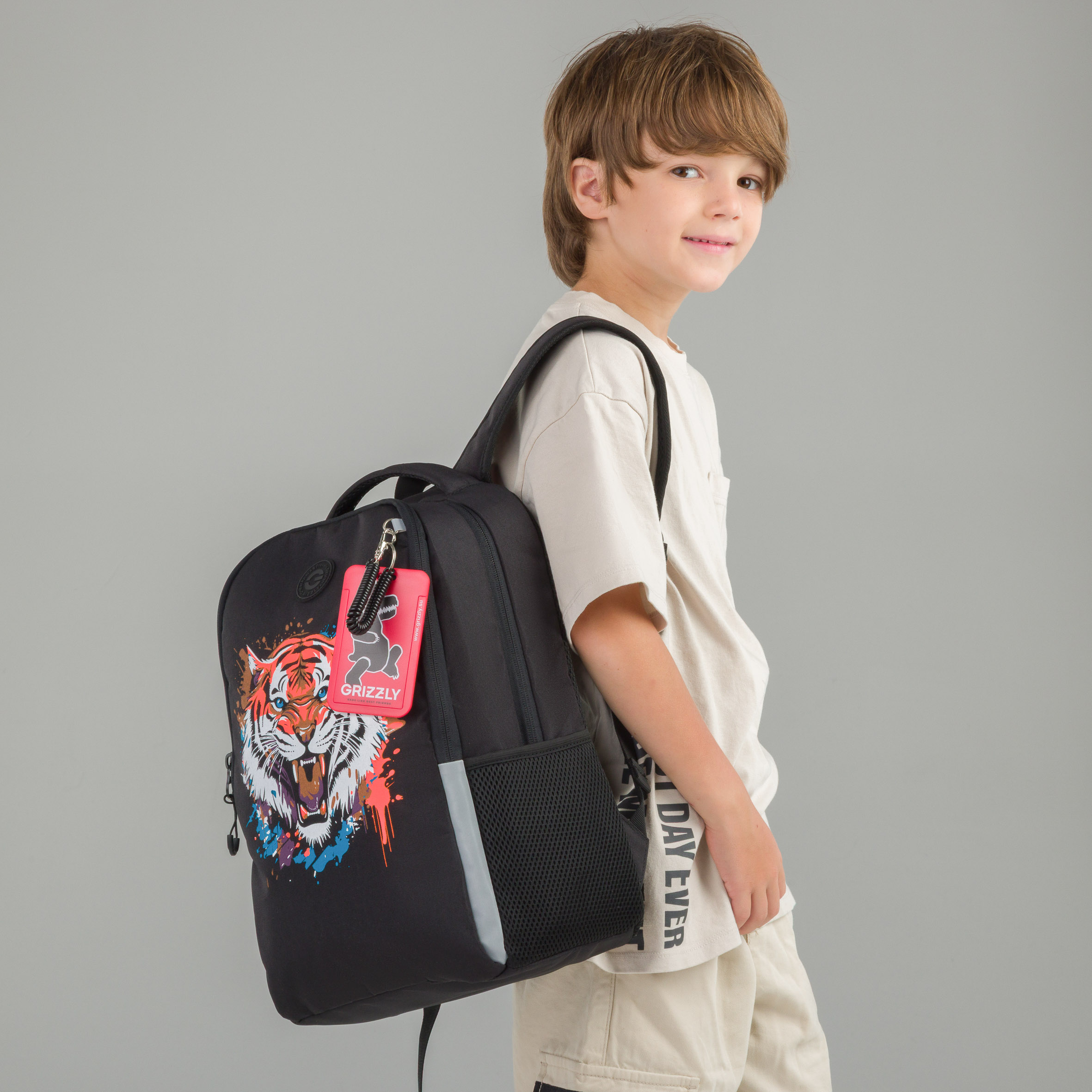 Рюкзак Grizzly Тигр - фото 16